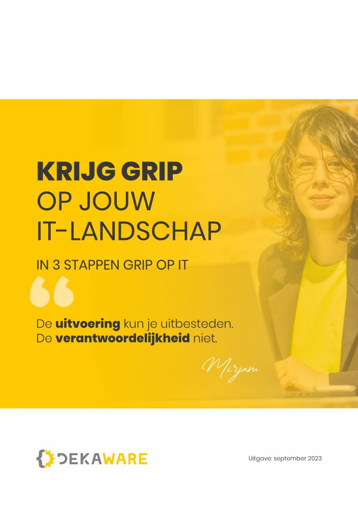 De Grip op IT Checklist by DeKaware
